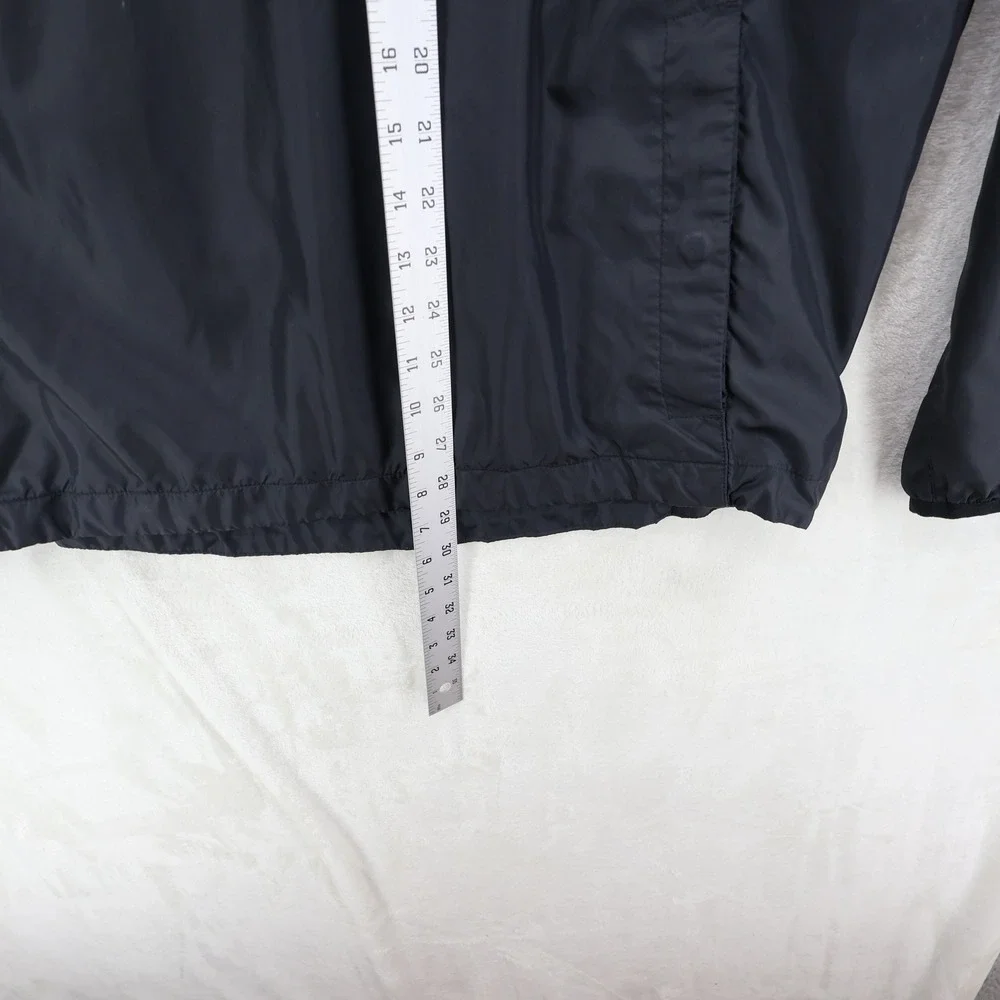 Nike Livestrong Mens XL Black Quarter Zip Hooded Windbreaker Jacket 434746-010